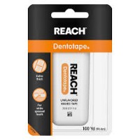 Reach® Dentotape unflavored floss-100 yard spool in dispenser